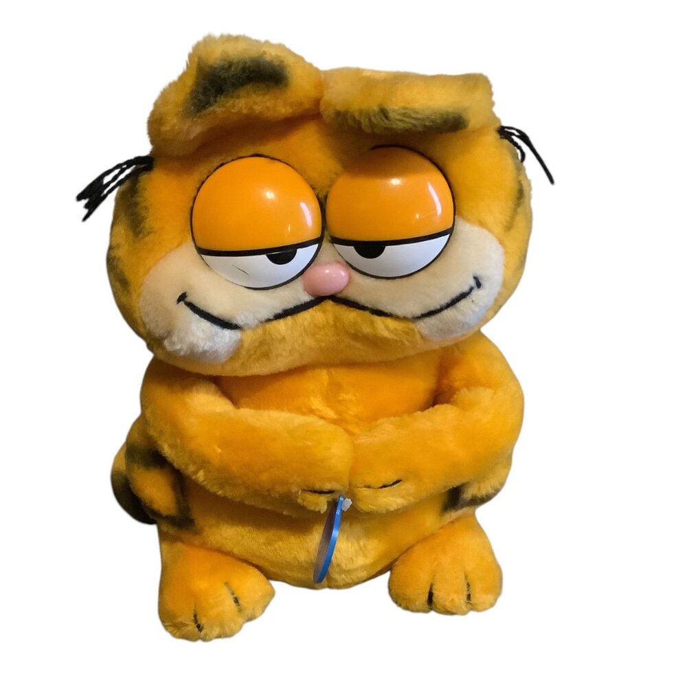 Vtg 1978-1981 Dakin‎ Garfield Plush Toy 13” United Feature Syndicate Fat Cat